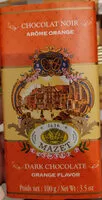 Mängden socker i Chocolat noir arôme orange