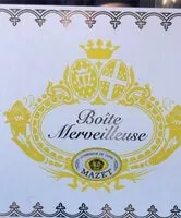 Mängden socker i Boite merveilleuse confiserie
