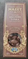 Mängden socker i Friandises amandes Tonka