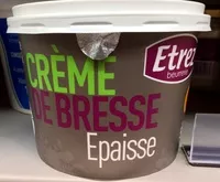 Mängden socker i Crème de Bresse épaisse