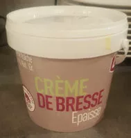 Mängden socker i crème de Bresse epaisse