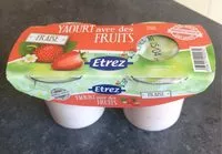Mängden socker i Yaourt avec des fruits (fraise)