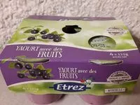 Mängden socker i Yaourt avec des Fruits - Myrtille
