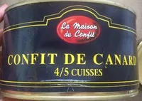 Mängden socker i Confit de canard