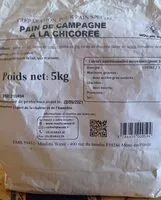 Mängden socker i Farine pour pain de campagne à la chicorée