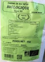 Mängden socker i Farine de blé np 80 bio