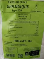 Mängden socker i Farine de seigle biologique type 65