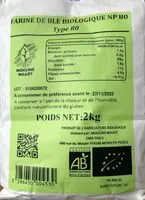 Mängden socker i Farine de ble biologique np80