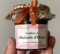 Mängden socker i Confiture de rhubarbe d’alsace