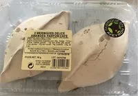 Mängden socker i 2 Meringues Délice Amandes / Parfum Café