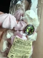 Mängden socker i Sachet meringues parfums vanille/fraise 200g