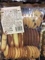 Mängden socker i Assortiment petits fours secs