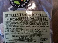 Mängden socker i Meringues talonnees