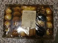 Mängden socker i Assortiment petits fours moelleux