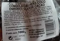 Mängden socker i Congolais Rochers coco