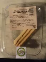 Mängden socker i 10 Financiers sans Gluten