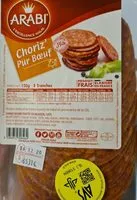 Mängden socker i Chorizo pure bœuf