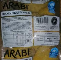 Mängden socker i Chiken crusty  Halal