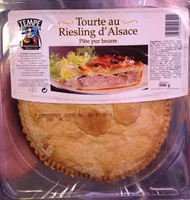 Mängden socker i Tourte au Riesling d'Alsace