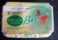 Mängden socker i Œufs Frais Bio Moyens