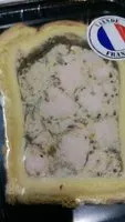 Mängden socker i Pâté en croûte de poulet