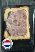 Mängden socker i Pâté en Croute