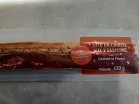 Mängden socker i Pâté en croûte aux 2 saumons