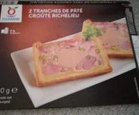 Mängden socker i Pâté croûte Richelieu