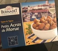 Mängden socker i Petits acras de morue