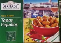 Mängden socker i Tapas piquillos