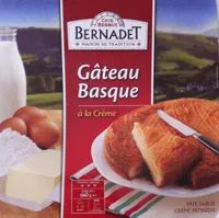 Mängden socker i Gateau Basque surgelée