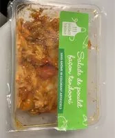 Mängden socker i Salade de poulet facon tandoori