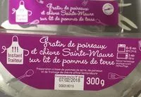 Mängden socker i Gratin de poireaux et chèvre Sainte-Maure sur lit de pommes de terre