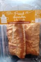 Mängden socker i Friand charcutier à la viande