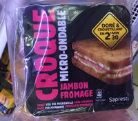 Mängden socker i Croque micro-ondable jambon fromage 