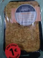 Mängden socker i Moelleux saumon chèvre