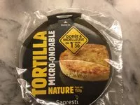 Mängden socker i Tortilla nature micro ondable SAPRESTI TRAITEUR
