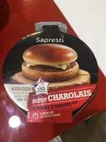 Mängden socker i Burger boeuf charolais fourme d'Ambert