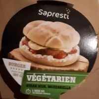 Mängden socker i Burger végétarien steak soja et mozzarella