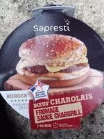 Mängden socker i Burger bœuf charolais