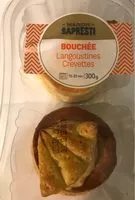 Mängden socker i Bouchée langoustine crevette