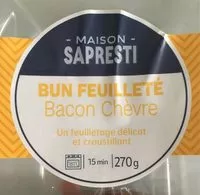 Mängden socker i Bun feuilleté bacon chèvre