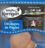 Mängden socker i Découpes de poulet