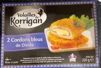 Mängden socker i Cordons bleus de dinde