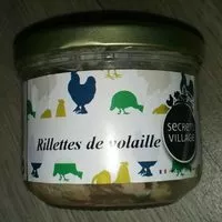Mängden socker i Rillettes de volaille