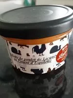 Mängden socker i Rillettes de poulet de Licques au piment d'espelette