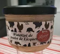 Mängden socker i Waterzoï de poulet de licques