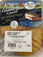 Mängden socker i Cordon bleu de poulet des Hauts-de-France
