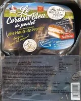 Mängden socker i Le cordon bleu de poulet