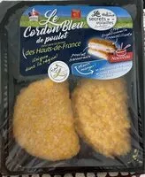 Mängden socker i Cordons bleus de filets de poulet